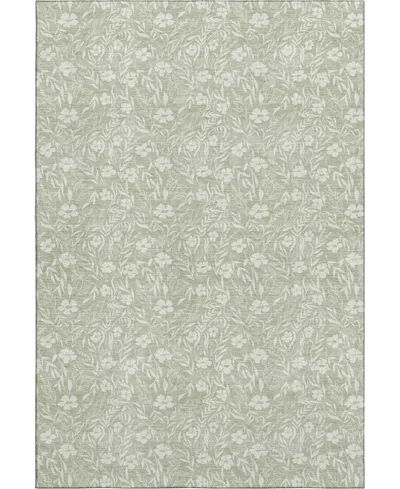 Dalyn Soft Essentials Machine Washable Se4 5'x7'6" Area Rug In Green