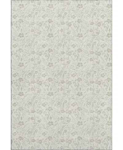 Dalyn Soft Essentials Machine Washable Se4 5'x7'6" Area Rug In White