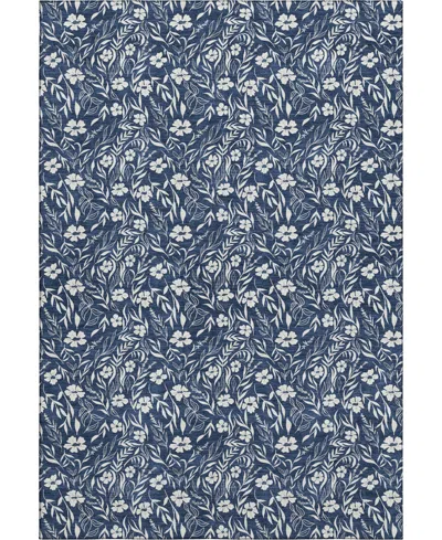 Dalyn Soft Essentials Machine Washable Se4 8'x10' Area Rug In Blue