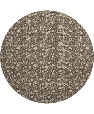 Dalyn Soft Essentials Machine Washable Se4 8'x8' Round Area Rug In Multi