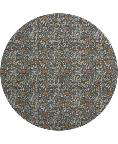 Dalyn Soft Essentials Machine Washable Se4 8'x8' Round Area Rug In Multi