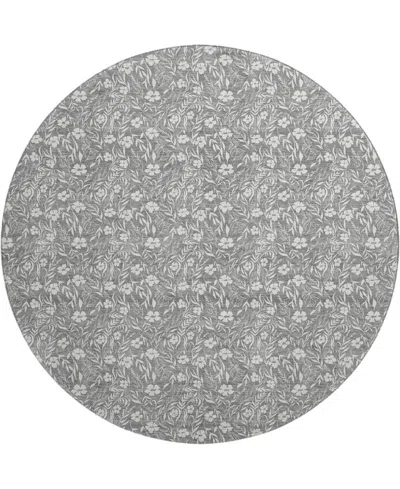 Dalyn Soft Essentials Machine Washable Se4 8'x8' Round Area Rug In Multi