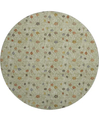 Dalyn Soft Essentials Machine Washable Se4 8'x8' Round Area Rug In Multi