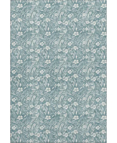 Dalyn Soft Essentials Machine Washable Se4 9'x12' Area Rug In Blue
