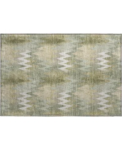 Dalyn Soft Essentials Machine Washable Se5 1'8"x2'6" Area Rug In Gray