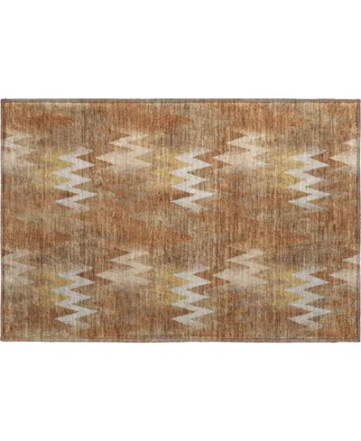 Dalyn Soft Essentials Machine Washable Se5 1'8"x2'6" Area Rug In Brown