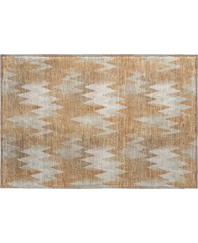 Dalyn Soft Essentials Machine Washable Se5 1'8"x2'6" Area Rug In Brown