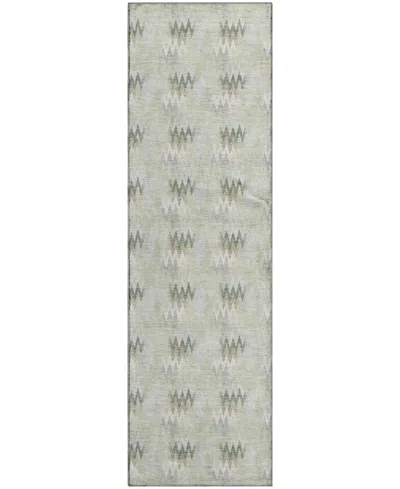 Dalyn Soft Essentials Machine Washable Se5 2'3"x7'6" Runner Area Rug In Green