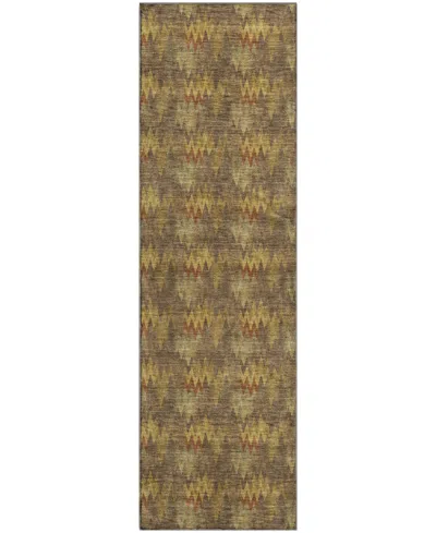 Dalyn Soft Essentials Machine Washable Se5 2'3"x7'6" Runner Area Rug In Brown