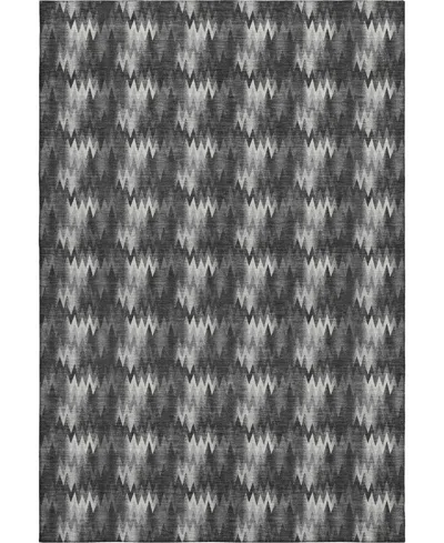 Dalyn Soft Essentials Machine Washable Se5 5'x7'6" Area Rug In Black