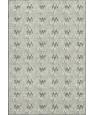 Dalyn Soft Essentials Machine Washable Se5 5'x7'6" Area Rug In Gray