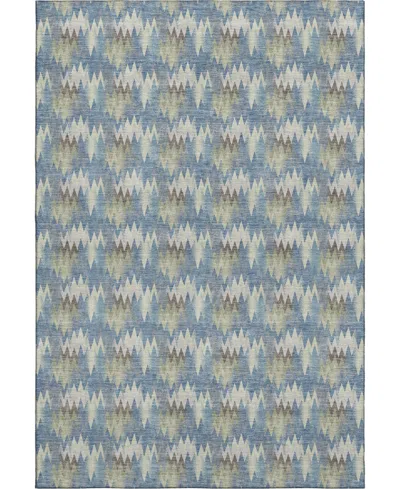 Dalyn Soft Essentials Machine Washable Se5 8'x10' Area Rug In Blue