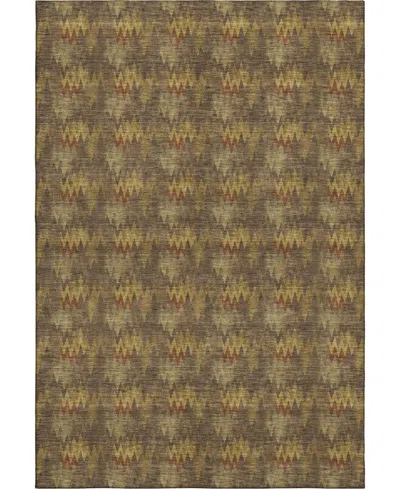 Dalyn Soft Essentials Machine Washable Se5 8'x10' Area Rug In Brown