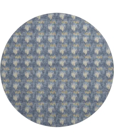 Dalyn Soft Essentials Machine Washable Se5 8'x8' Round Area Rug In Multi