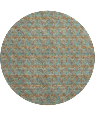 Dalyn Soft Essentials Machine Washable Se5 8'x8' Round Area Rug In Multi
