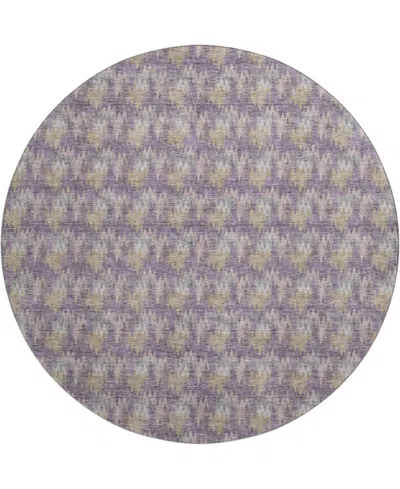 Dalyn Soft Essentials Machine Washable Se5 8'x8' Round Area Rug In Multi