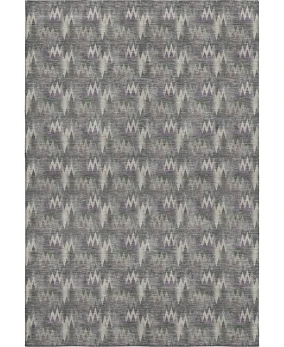 Dalyn Soft Essentials Machine Washable Se5 9'x12' Area Rug In Gray