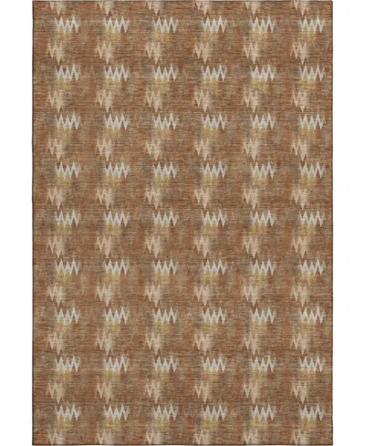 Dalyn Soft Essentials Machine Washable Se5 9'x12' Area Rug In Brown