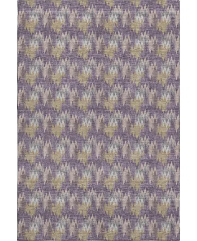 Dalyn Soft Essentials Machine Washable Se5 9'x12' Area Rug In Purple