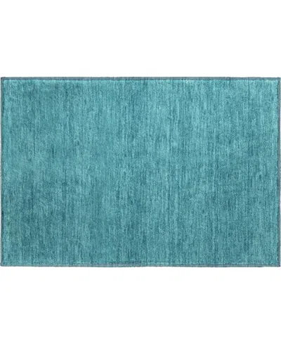 Dalyn Soft Essentials Machine Washable Se6 1'8"x2'6" Area Rug In Blue