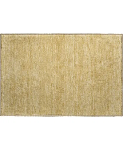 Dalyn Soft Essentials Machine Washable Se6 1'8"x2'6" Area Rug In Brown