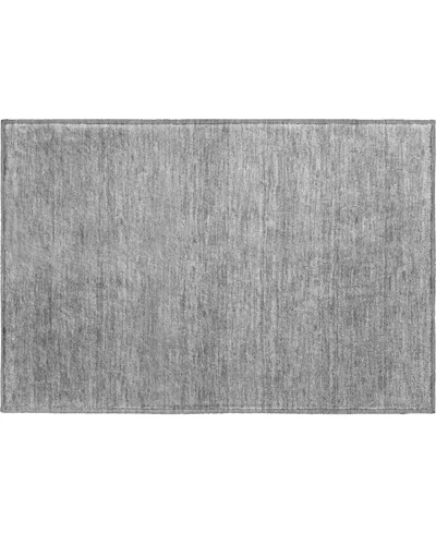 Dalyn Soft Essentials Machine Washable Se6 1'8"x2'6" Area Rug In Gray