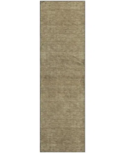 Dalyn Soft Essentials Machine Washable Se6 2'3"x7'6" Runner Area Rug In Brown