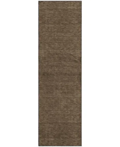 Dalyn Soft Essentials Machine Washable Se6 2'3"x7'6" Runner Area Rug In Brown