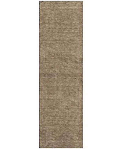 Dalyn Soft Essentials Machine Washable Se6 2'3"x7'6" Runner Area Rug In Brown