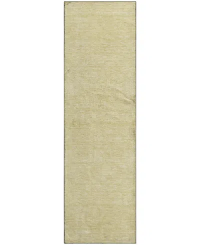 Dalyn Soft Essentials Machine Washable Se6 2'3"x7'6" Runner Area Rug In Yellow