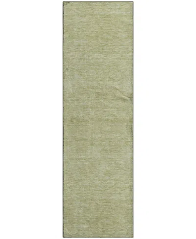 Dalyn Soft Essentials Machine Washable Se6 2'3"x7'6" Runner Area Rug In Green