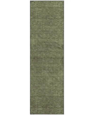Dalyn Soft Essentials Machine Washable Se6 2'3"x7'6" Runner Area Rug In Green