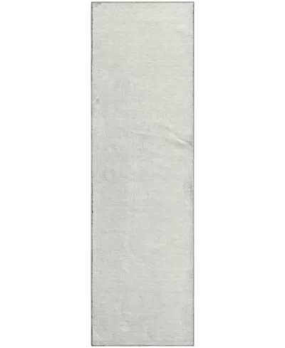 Dalyn Soft Essentials Machine Washable Se6 2'3"x7'6" Runner Area Rug In White