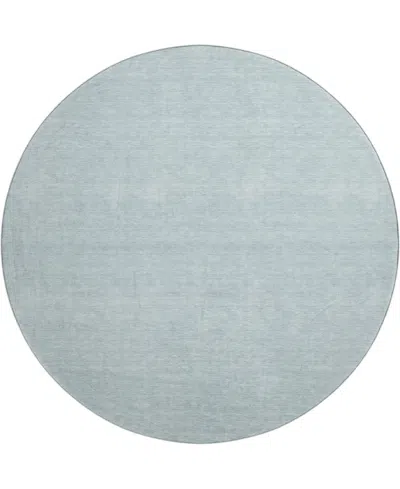 Dalyn Soft Essentials Machine Washable Se6 8'x8' Round Area Rug In Blue