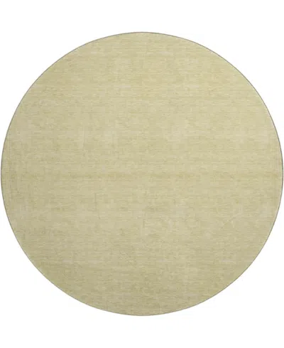 Dalyn Soft Essentials Machine Washable Se6 8'x8' Round Area Rug In Green