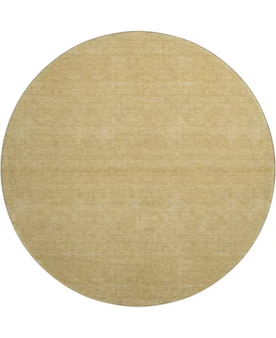 Dalyn Soft Essentials Machine Washable Se6 8'x8' Round Area Rug In Neutral