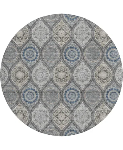 Dalyn Solace Sl1 8'x8' Round Area Rug In Blue