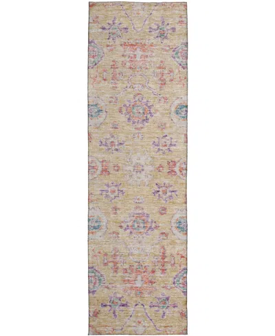 Dalyn Solace Sl10 2'3"x7'6" Runner Area Rug In Pink