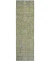 Dalyn Solace Sl11 2'3"x7'6" Runner Area Rug In Green