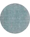 Dalyn Solace Sl11 8'x8' Round Area Rug In Blue