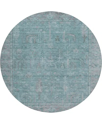 Dalyn Solace Sl11 8'x8' Round Area Rug In Blue
