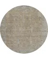 Dalyn Solace Sl11 8'x8' Round Area Rug In Brown