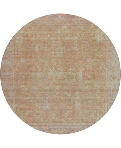 Dalyn Solace Sl11 8'x8' Round Area Rug In Brown