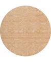 Dalyn Solace Sl12 8'x8' Round Area Rug In Orange