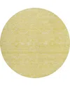 Dalyn Solace Sl12 8'x8' Round Area Rug In Yellow