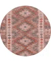 Dalyn Solace Sl13 8'x8' Round Area Rug In Pink