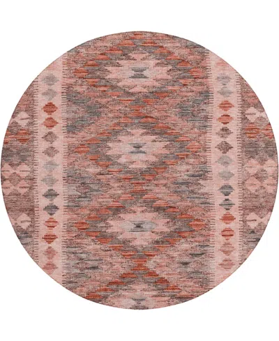 Dalyn Solace Sl13 8'x8' Round Area Rug In Pink