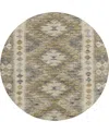 Dalyn Solace Sl13 8'x8' Round Area Rug In Brown