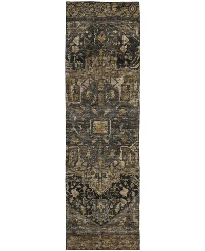 Dalyn Solace Sl14 2'3"x7'6" Runner Area Rug In Brown