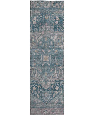 Dalyn Solace Sl14 2'3"x7'6" Runner Area Rug In Blue